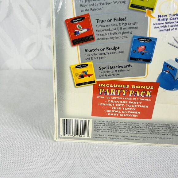 2004 Cranium Turbo Edition Family Board Game Adult & Teen Fun Facts - Picture 5 of 5